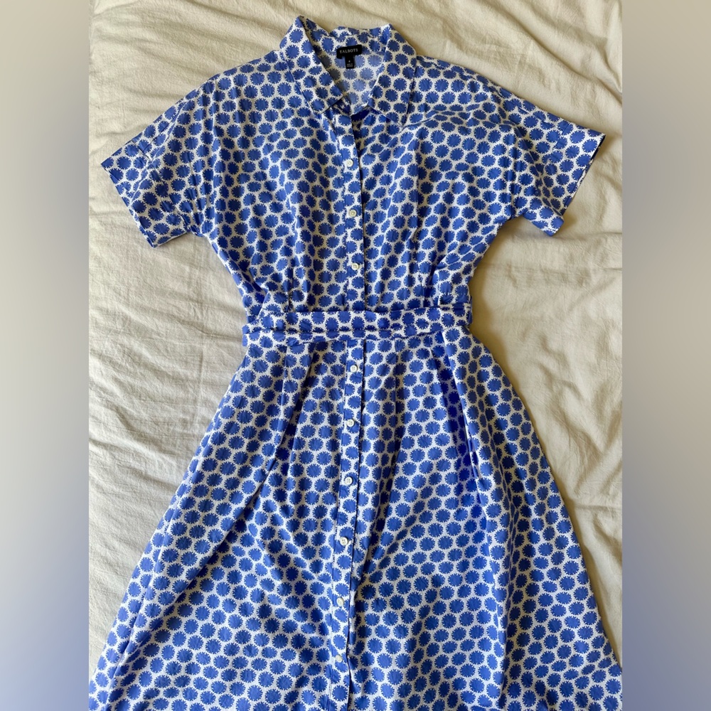 TALBOT Cotton Dolmon Sleeve Shirt  Dress 4